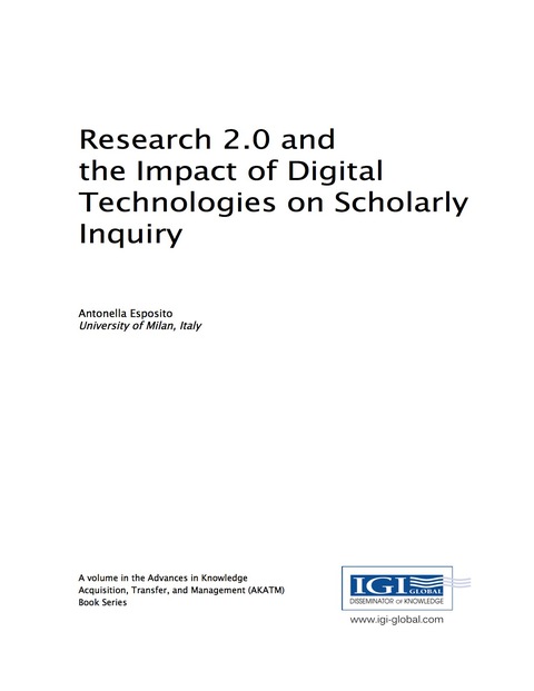 Cover image for book Research 2.0 and the Impact of Digital Technologies on Scholarly Inquiry