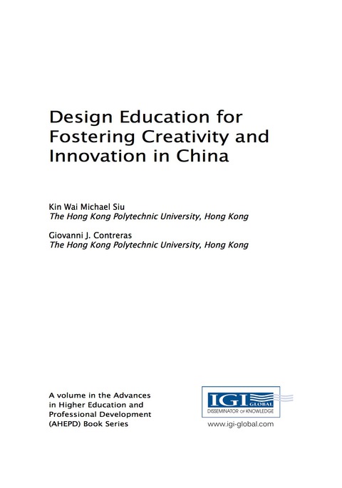 Cover image for book Design Education for Fostering Creativity and Innovation in China