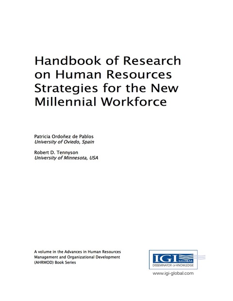 Cover image for book Handbook of Research on Human Resources Strategies for the New Millennial Workforce