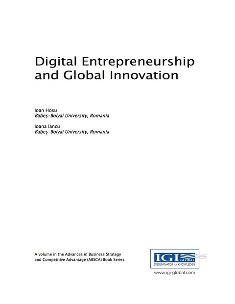 Cover image for book Digital Entrepreneurship and Global Innovation