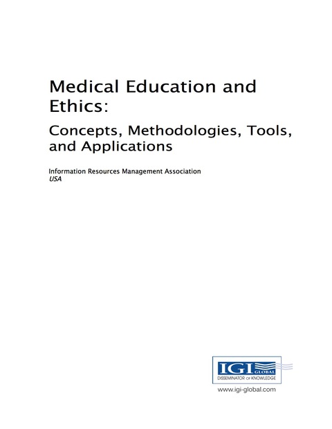 Cover image for book Medical Education and Ethics: Concepts, Methodologies, Tools, and Applications