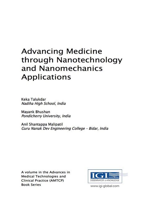 Cover image for book Advancing Medicine through Nanotechnology and Nanomechanics Applications