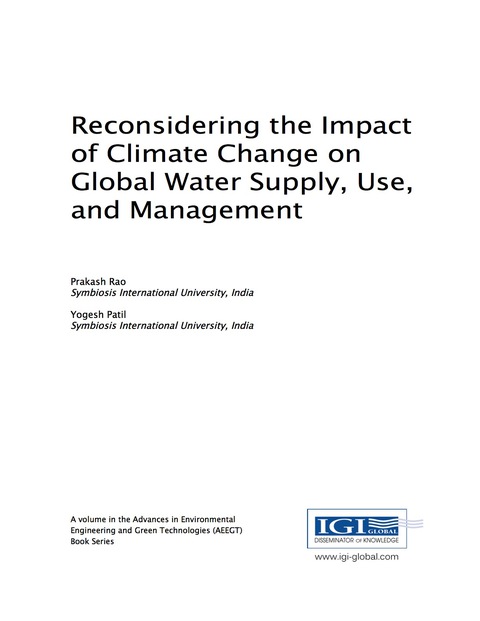 Cover image for book Reconsidering the Impact of Climate Change on Global Water Supply, Use, and Management