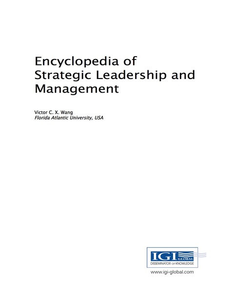 Cover image for book Encyclopedia of Strategic Leadership and Management