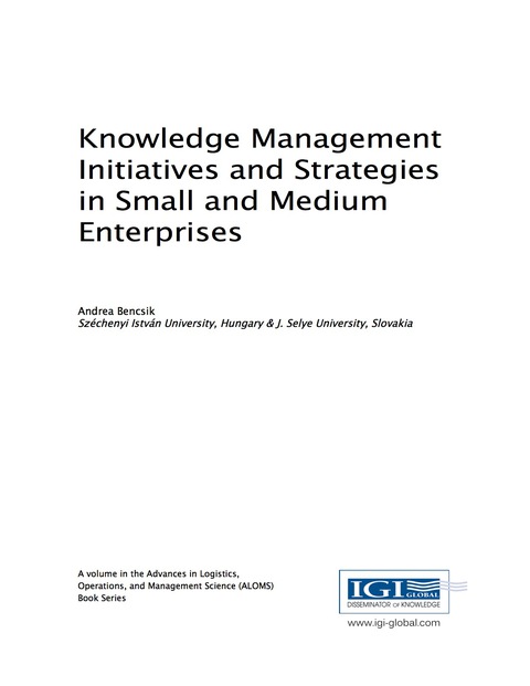 Cover image for book Knowledge Management Initiatives and Strategies in Small and Medium Enterprises