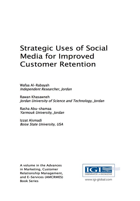 Cover image for book Strategic Uses of Social Media for Improved Customer Retention