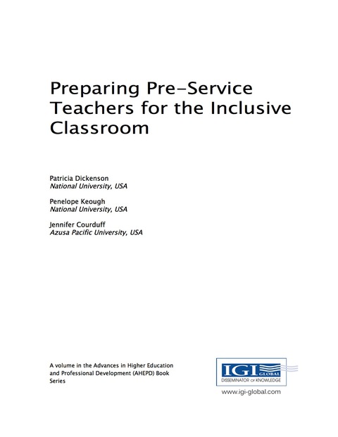 Cover image for book Preparing Pre-Service Teachers for the Inclusive Classroom