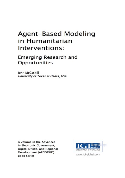 Cover image for book Agent-Based Modeling in Humanitarian Interventions: Emerging Research and Opportunities