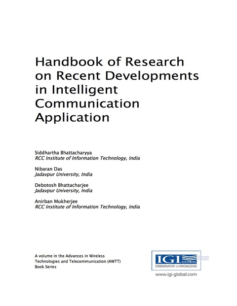 Cover image for book Handbook of Research on Recent Developments in Intelligent Communication Application