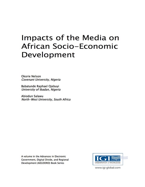 Cover image for book Impacts of the Media on African Socio-Economic Development