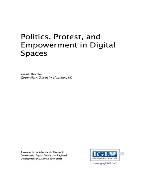 Cover image for book Politics, Protest, and Empowerment in Digital Spaces