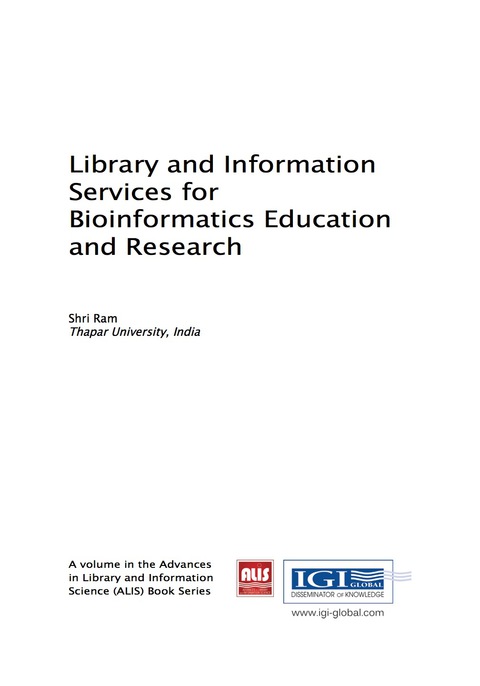Cover image for book Library and Information Services for Bioinformatics Education and Research