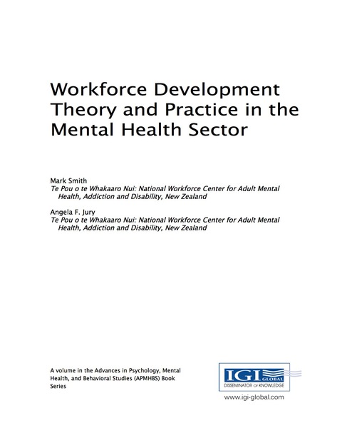 Cover image for book Workforce Development Theory and Practice in the Mental Health Sector