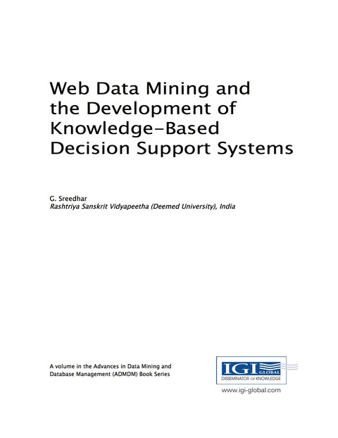 Cover image for book Web Data Mining and the Development of Knowledge-Based Decision Support Systems