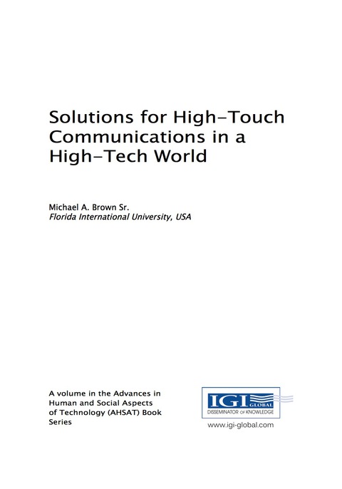 Cover image for book Solutions for High-Touch Communications in a High-Tech World