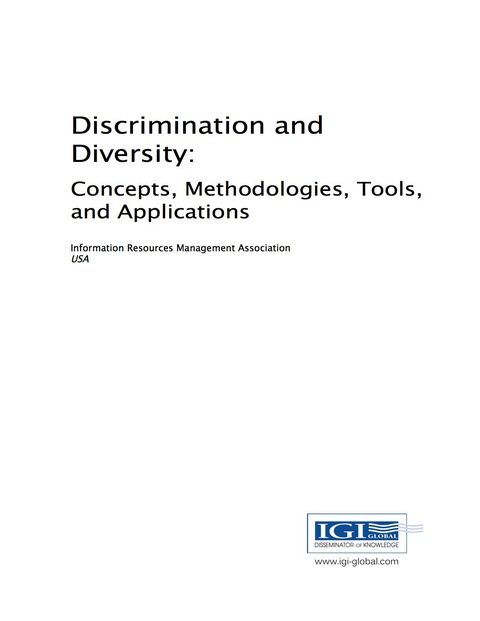 Cover image for book Discrimination and Diversity: Concepts, Methodologies, Tools, and Applications