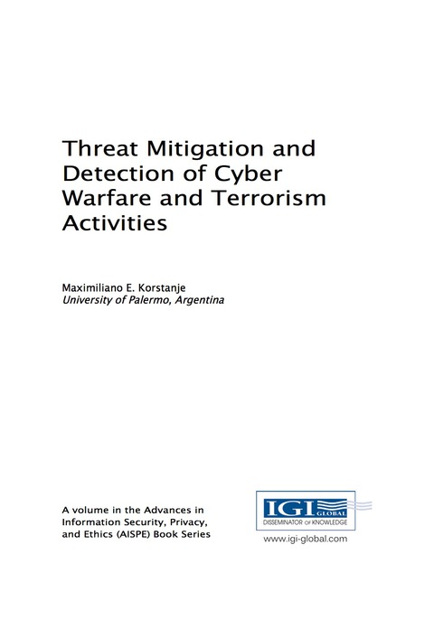 Cover image for book Threat Mitigation and Detection of Cyber Warfare and Terrorism Activities