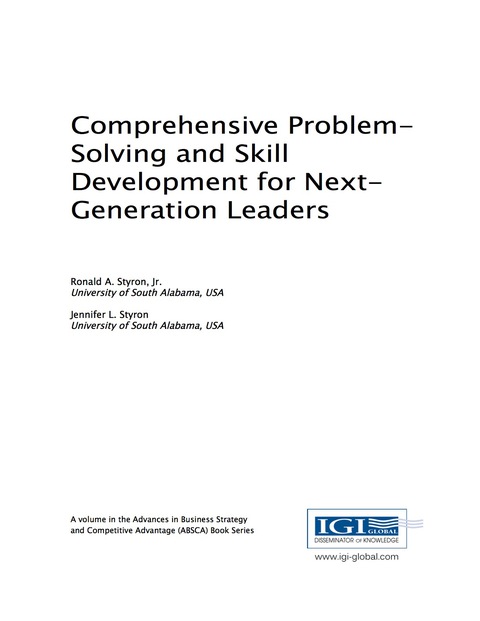 Cover image for book Comprehensive Problem-Solving and Skill Development for Next-Generation Leaders