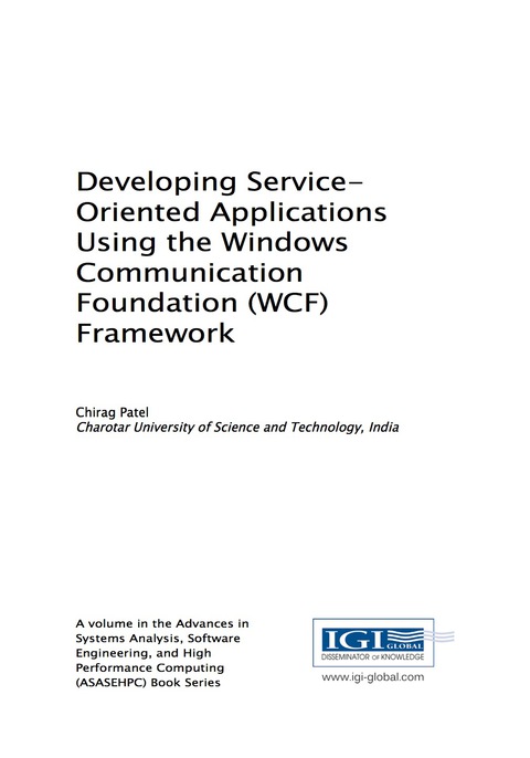 Cover image for book Developing Service-Oriented Applications Using the Windows Communication Foundation (WCF) Framework