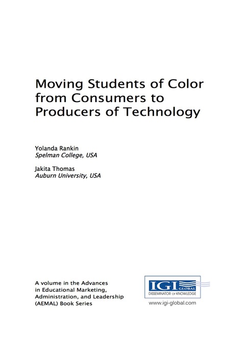 Cover image for book Moving Students of Color from Consumers to Producers of Technology