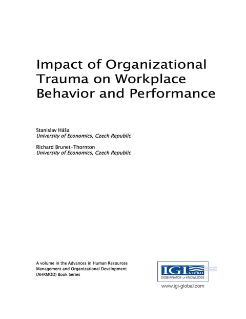 Cover image for book Impact of Organizational Trauma on Workplace Behavior and Performance