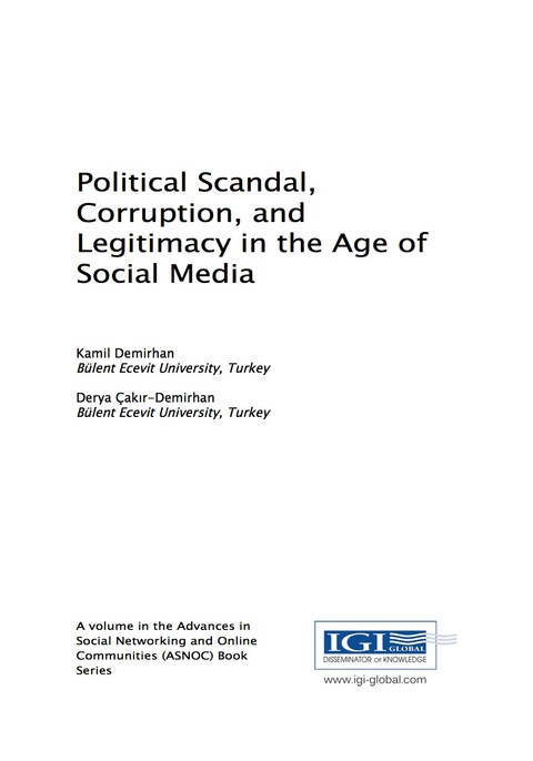 Cover image for book Political Scandal, Corruption, and Legitimacy in the Age of Social Media