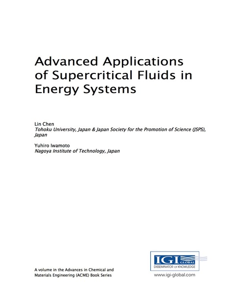 Cover image for book Advanced Applications of Supercritical Fluids in Energy Systems
