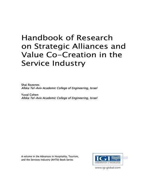 Cover image for book Handbook of Research on Strategic Alliances and Value Co-Creation in the Service Industry