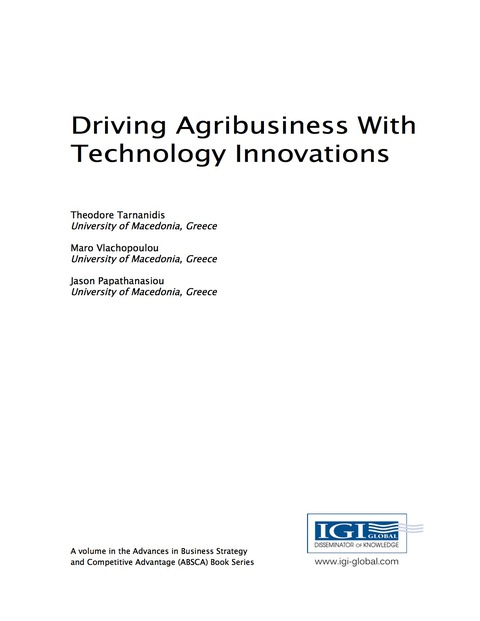 Cover image for book Driving Agribusiness With Technology Innovations