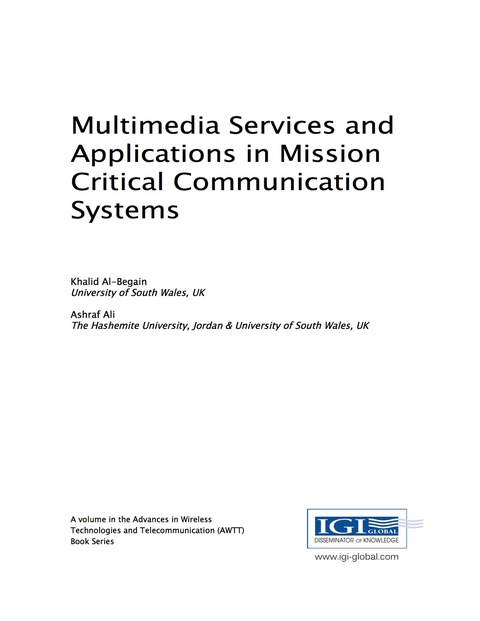 Cover image for book Multimedia Services and Applications in Mission Critical Communication Systems