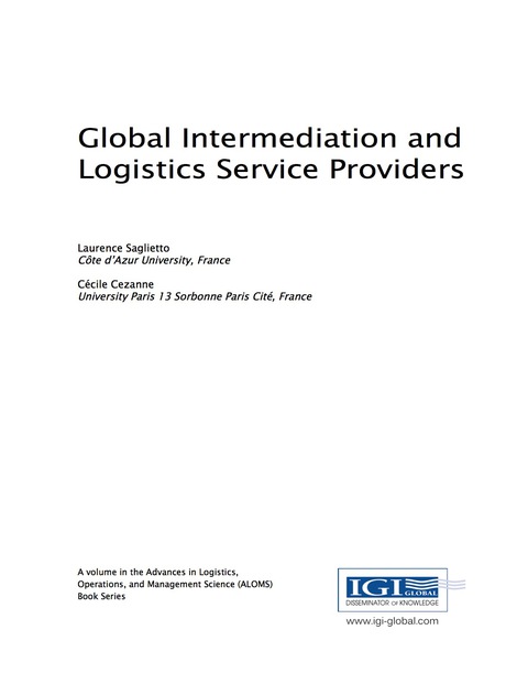Cover image for book Global Intermediation and Logistics Service Providers