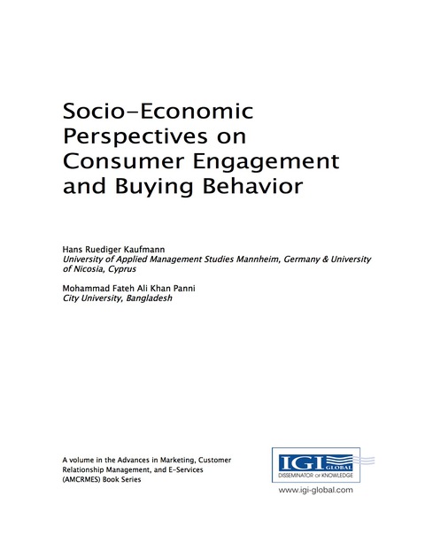Cover image for book Socio-Economic Perspectives on Consumer Engagement and Buying Behavior