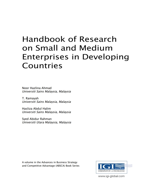 Cover image for book Handbook of Research on Small and Medium Enterprises in Developing Countries