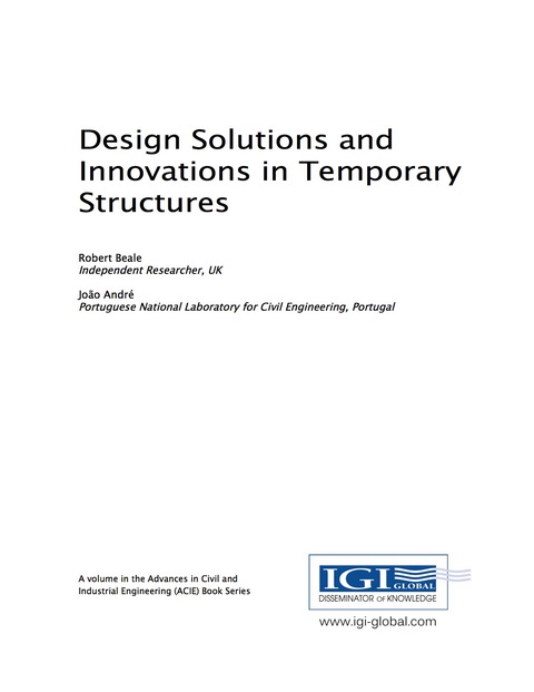 Cover image for book Design Solutions and Innovations in Temporary Structures