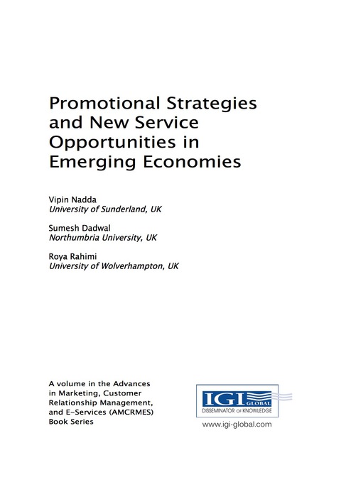 Cover image for book Promotional Strategies and New Service Opportunities in Emerging Economies