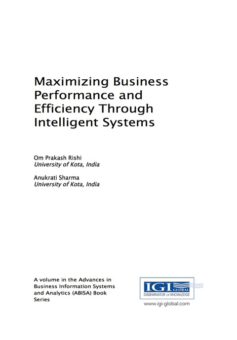 Cover image for book Maximizing Business Performance and Efficiency Through Intelligent Systems