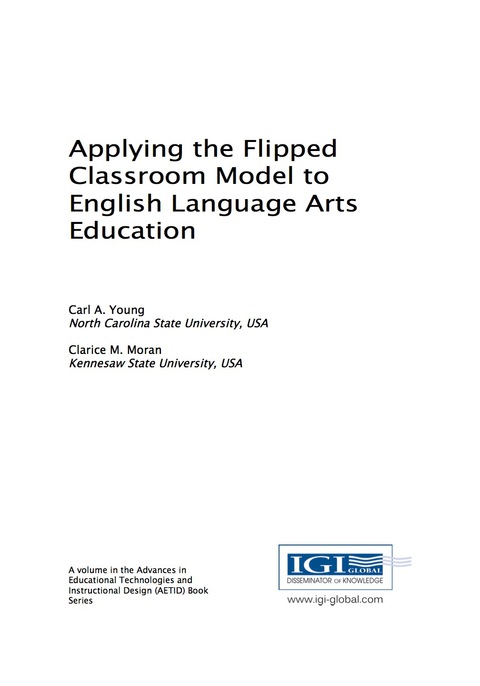 Cover image for book Applying the Flipped Classroom Model to English Language Arts Education