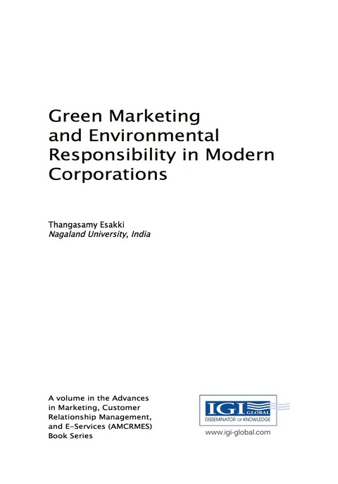 Cover image for book Green Marketing and Environmental Responsibility in Modern Corporations