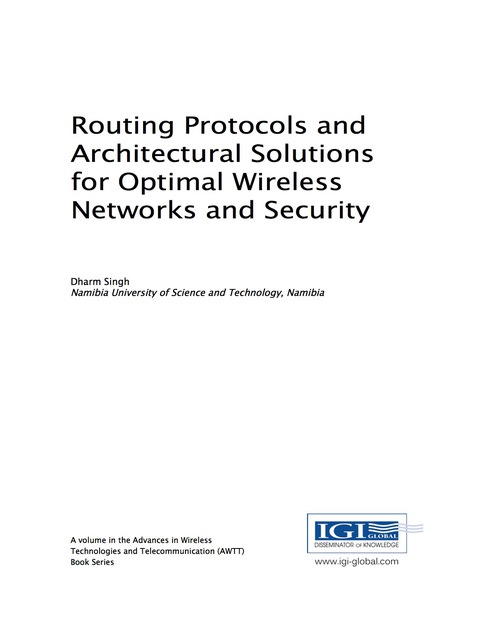 Cover image for book Routing Protocols and Architectural Solutions for Optimal Wireless Networks and Security