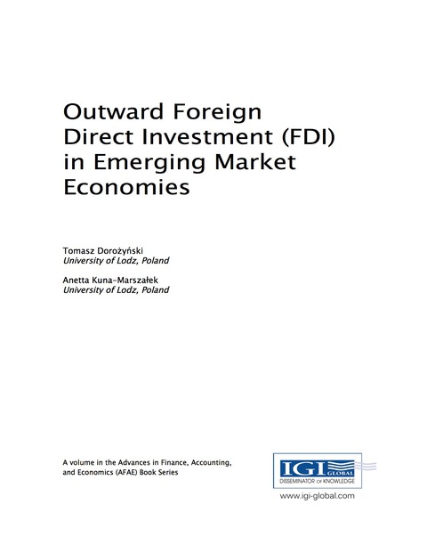 Cover image for book Outward Foreign Direct Investment (FDI) in Emerging Market Economies