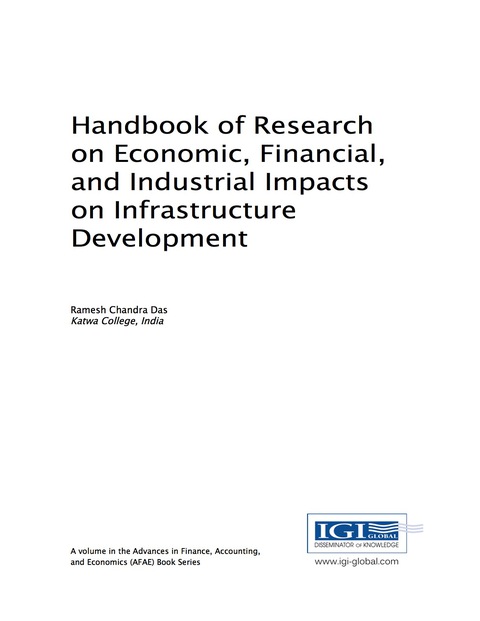 Cover image for book Handbook of Research on Economic, Financial, and Industrial Impacts on Infrastructure Development