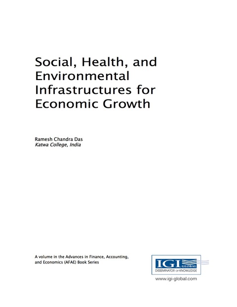 Cover image for book Social, Health, and Environmental Infrastructures for Economic Growth