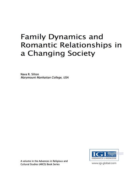 Cover image for book Family Dynamics and Romantic Relationships in a Changing Society