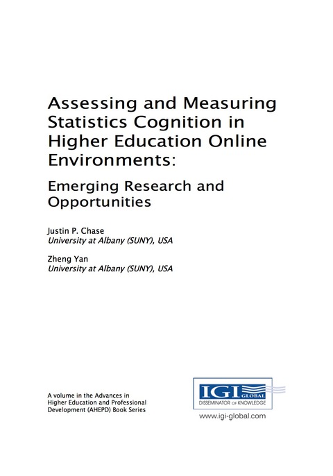 Cover image for book Assessing and Measuring Statistics Cognition in Higher Education Online Environments: Emerging Research and Opportunities
