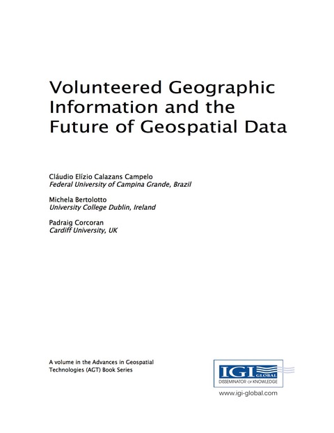 Cover image for book Volunteered Geographic Information and the Future of Geospatial Data