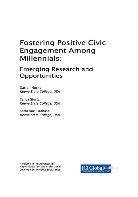 Cover image for book Fostering Positive Civic Engagement Among Millennials: Emerging Research and Opportunities