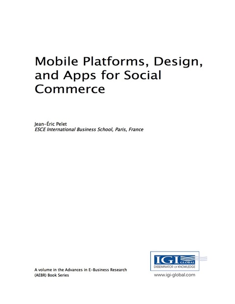 Cover image for book Mobile Platforms, Design, and Apps for Social Commerce