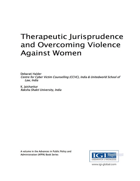 Cover image for book Therapeutic Jurisprudence and Overcoming Violence Against Women