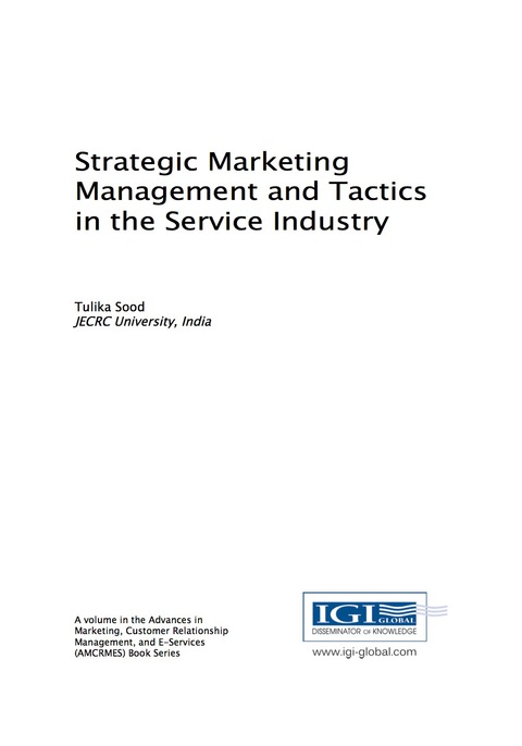Cover image for book Strategic Marketing Management and Tactics in the Service Industry