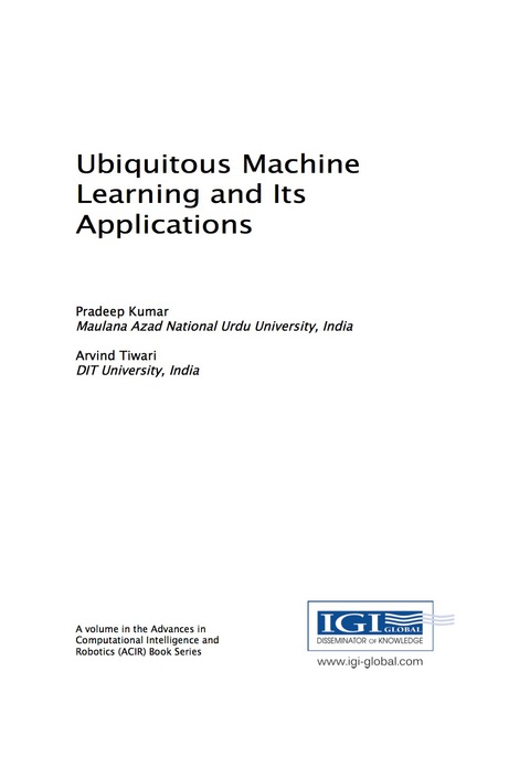 Cover image for book Ubiquitous Machine Learning and Its Applications